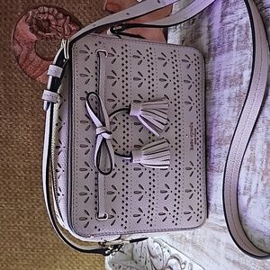 Kate Spade Leather Crossbody Bag- Cream